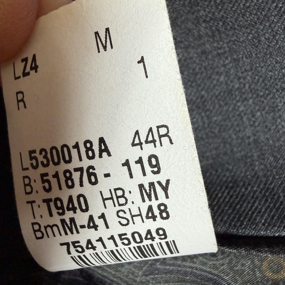Lauren Ralph Lauren Suit Jacket Mens 44R Gray Wool Two Button Made In Canada - Picture 6 of 12